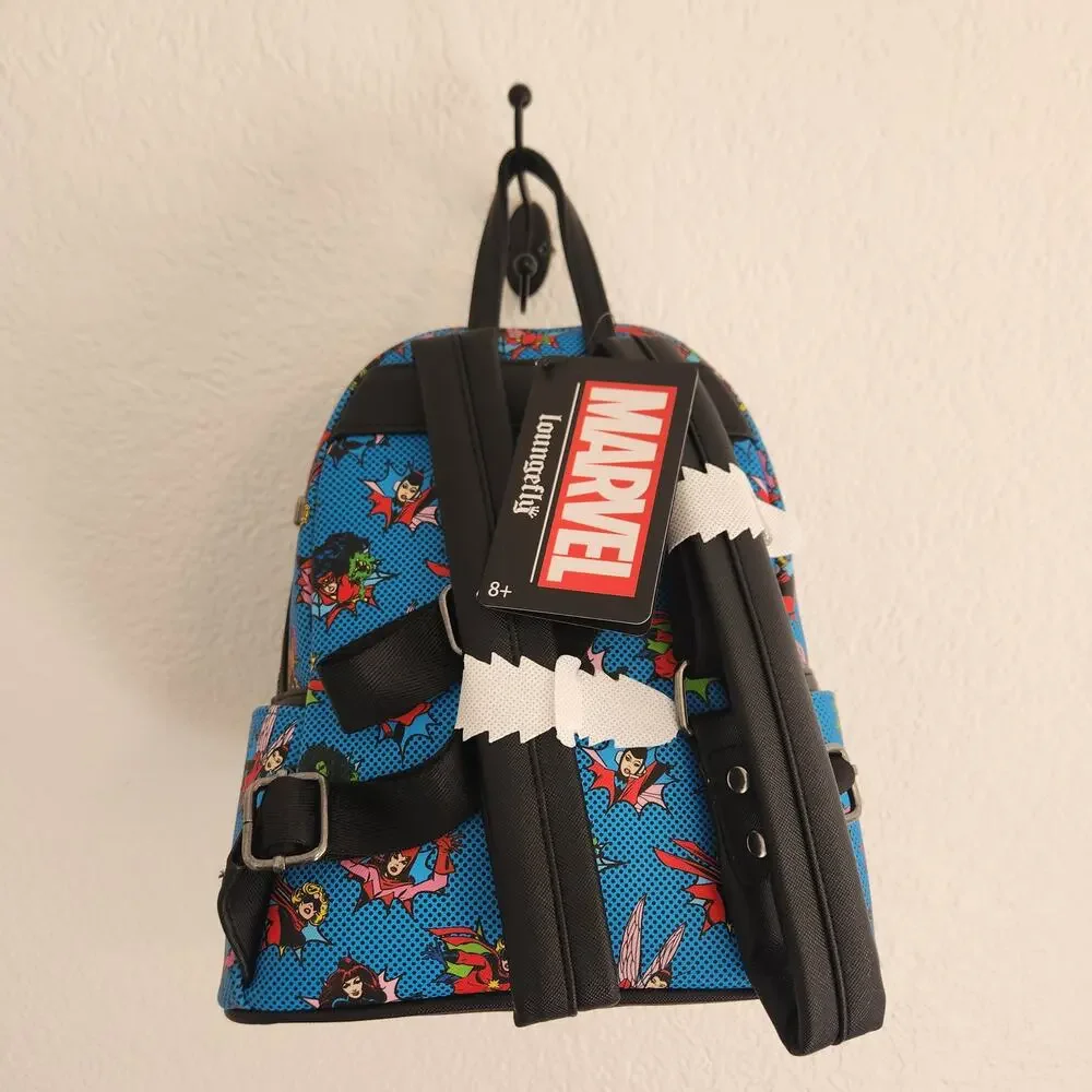 Loungefly Exclusive Women of Marvel Mini Backpack Shoulder‎ Bag Hardtag NWT